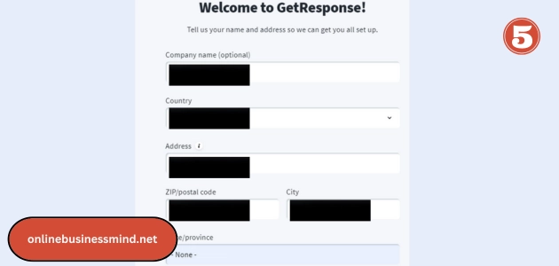 التسجيل في منصة getresponse 5