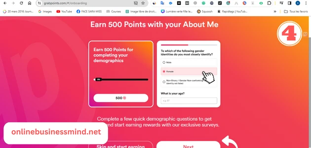 تطبيق  grab points 4