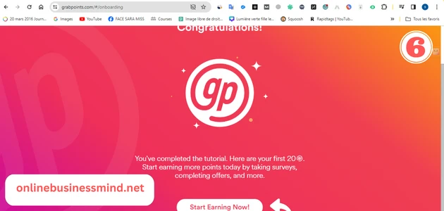 تطبيق  grab points 6