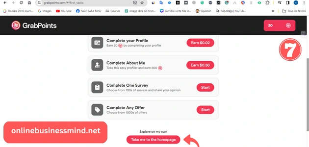 تطبيق  grab points 7