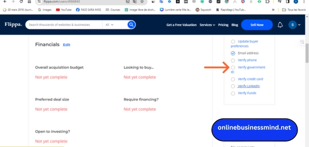 تسجيل حساب فليبا 10