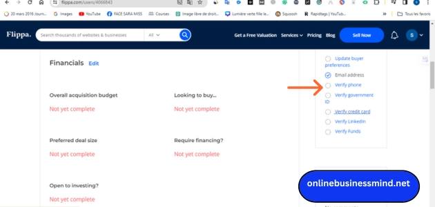 تسجيل حساب فليبا 9
